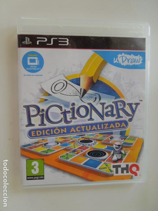 Videojuegos y consolas: PICTIONARY - EDICI&Oacute;N ACTUALIZADA - PS3 - DISCO+LIBRO. - Foto 1