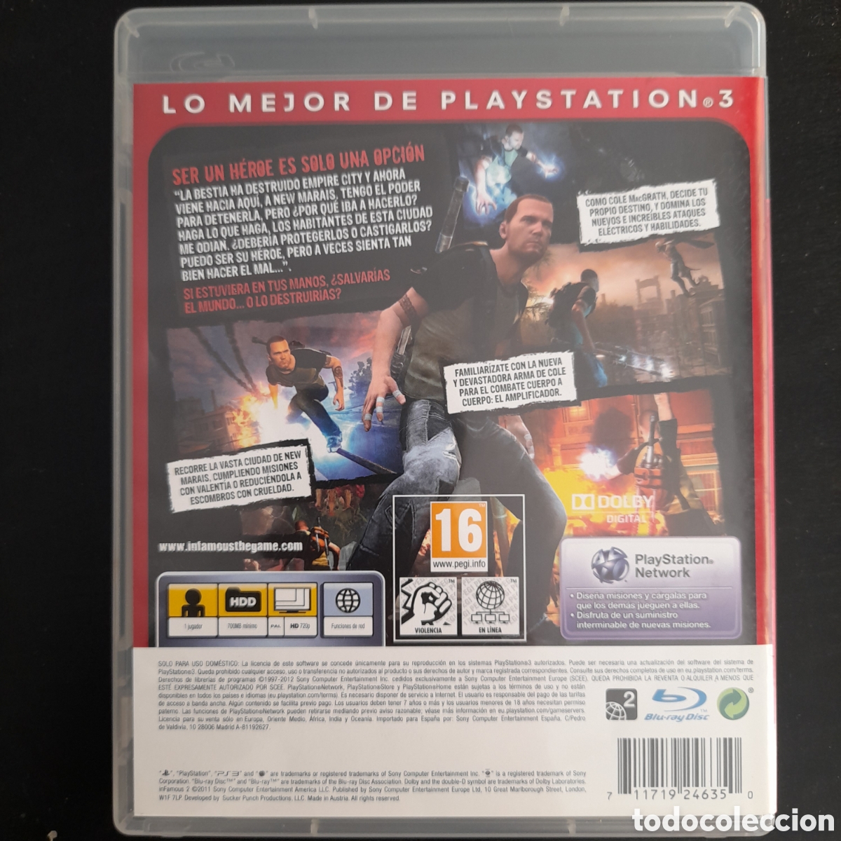 Videojuegos y consolas: Infamous 2. Juego PS3. Essentials. Sin jugar. - Foto 2