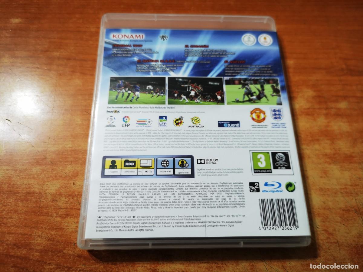 Videojuegos y consolas: PES 2014 Pro evolution soccer JUEGO PLAYSTATION PS3 - Foto 3