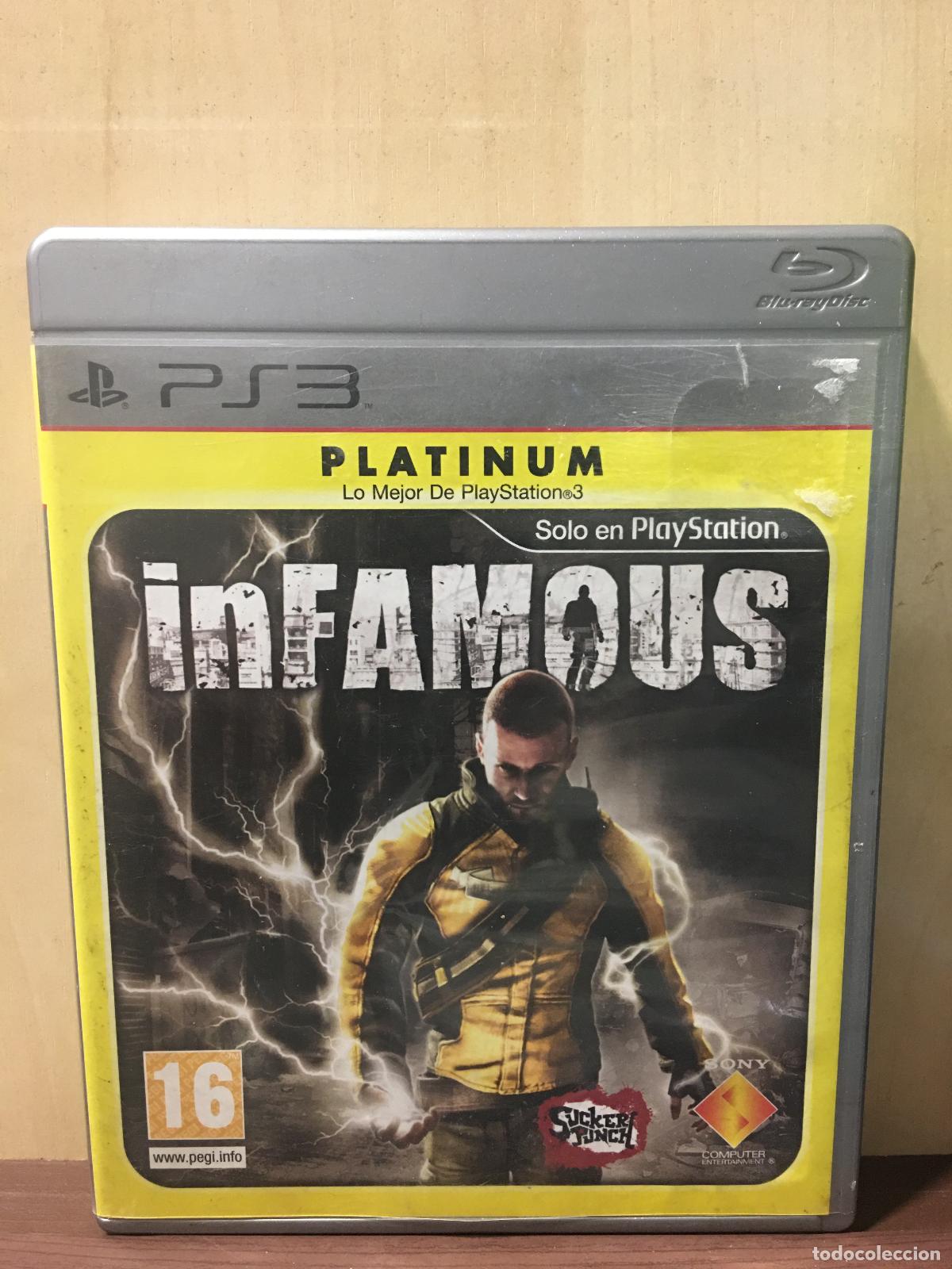 Videojuegos y consolas: Infamous (PS3) Platinum (2&ordf; Mano - Bueno) - Foto 1