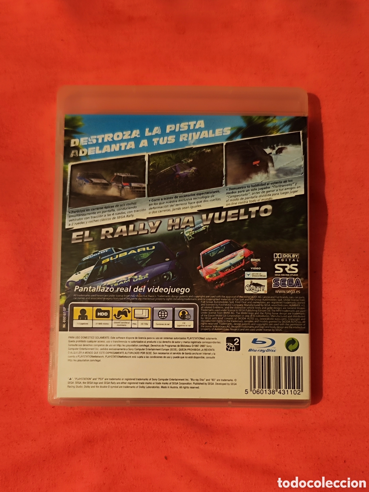 Videojuegos y consolas: PS3 SEGA RALLY PLAYSTATION 3 - Foto 2