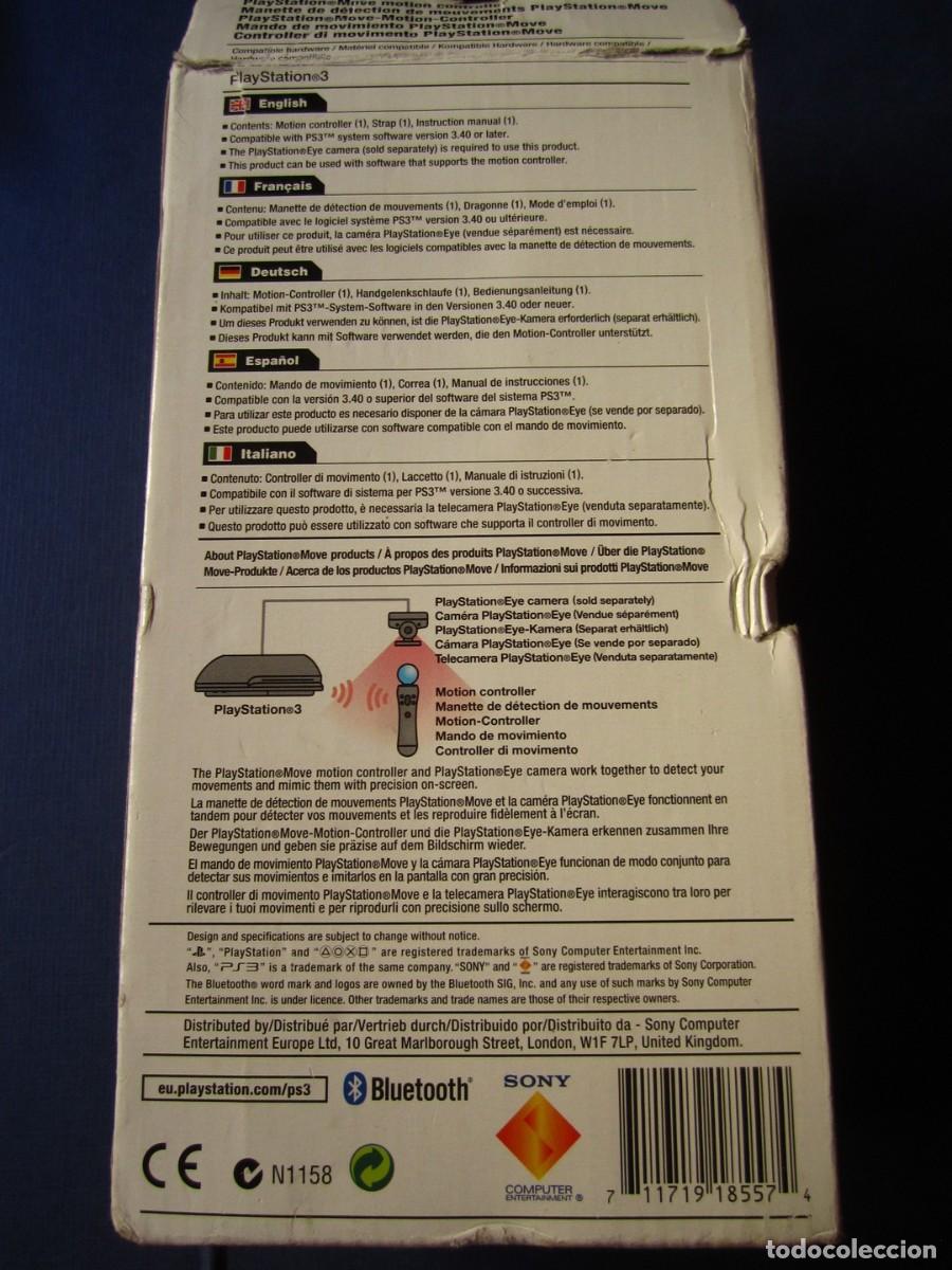 Videojuegos y consolas: Mando PlayStation Motion Controller Move (Ref. 0784) - Foto 22