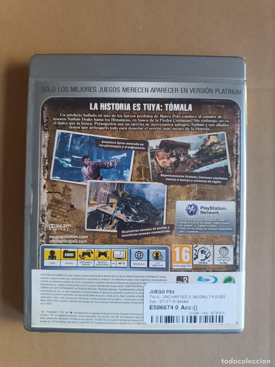 Videojuegos y consolas: UNCHARTED 2 PLAYSTATION 3 PS3 SONY - Foto 3