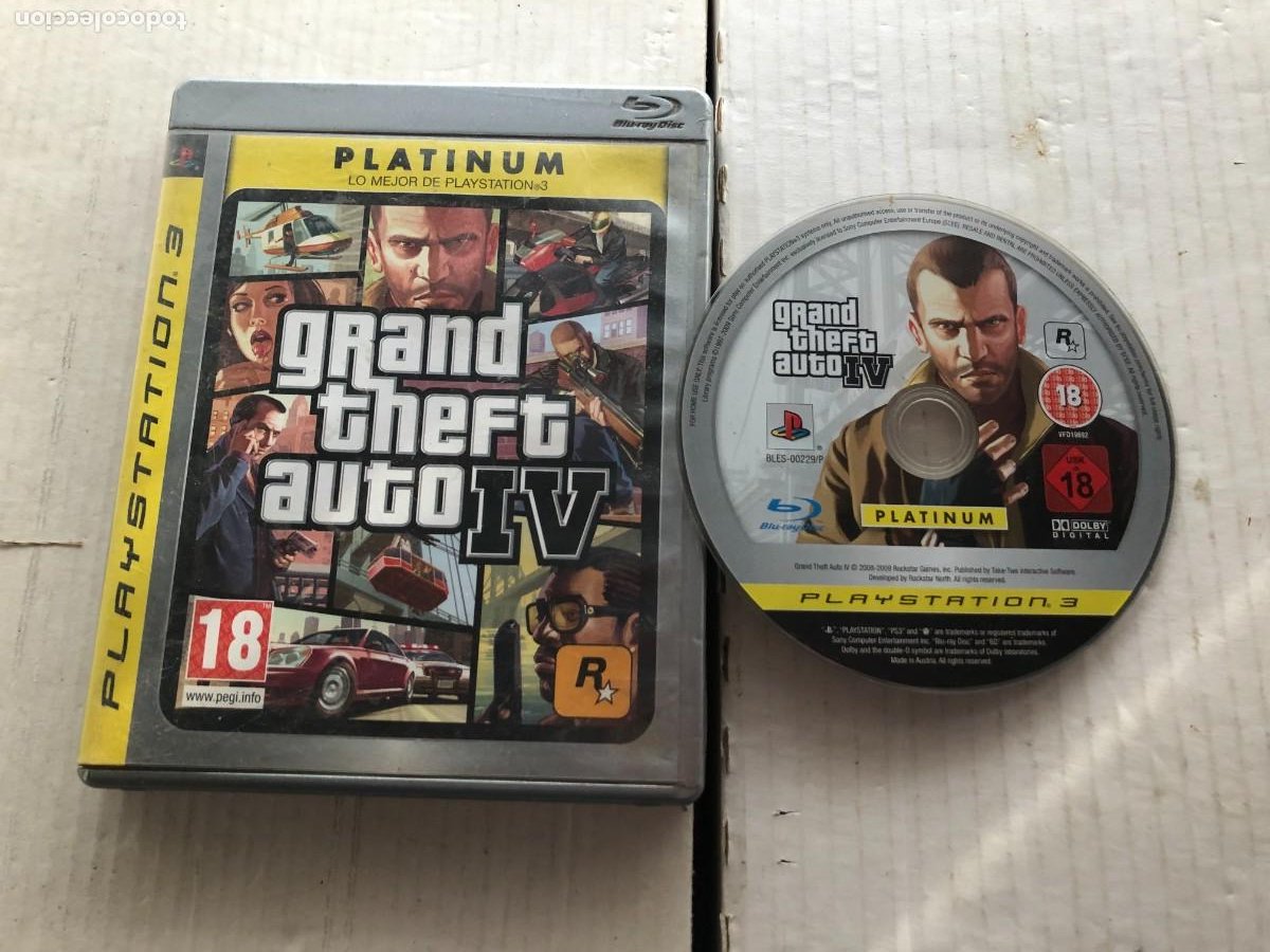 grand theft auto iv platinum gta 4 - ps3 playst - Acquista Videogiochi e  console PS3 su todocoleccion