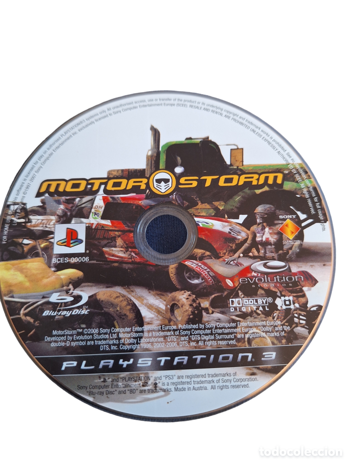 Videojuegos y consolas: SD1237 motor storm PS3 SOLO DISCO - Foto 1