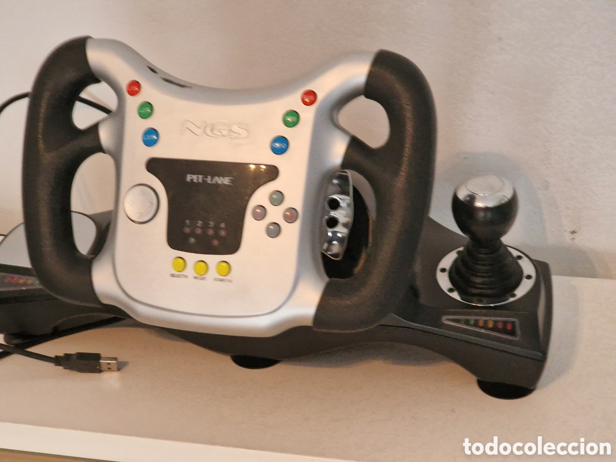 Videojuegos y consolas: Volante PS3 Ngs Pit-Lane - Foto 1