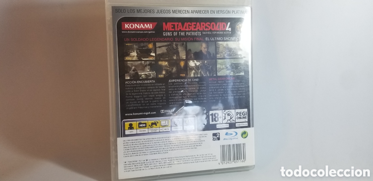 Videojuegos y consolas: METALGEARSOLID4 PS3. - Foto 5