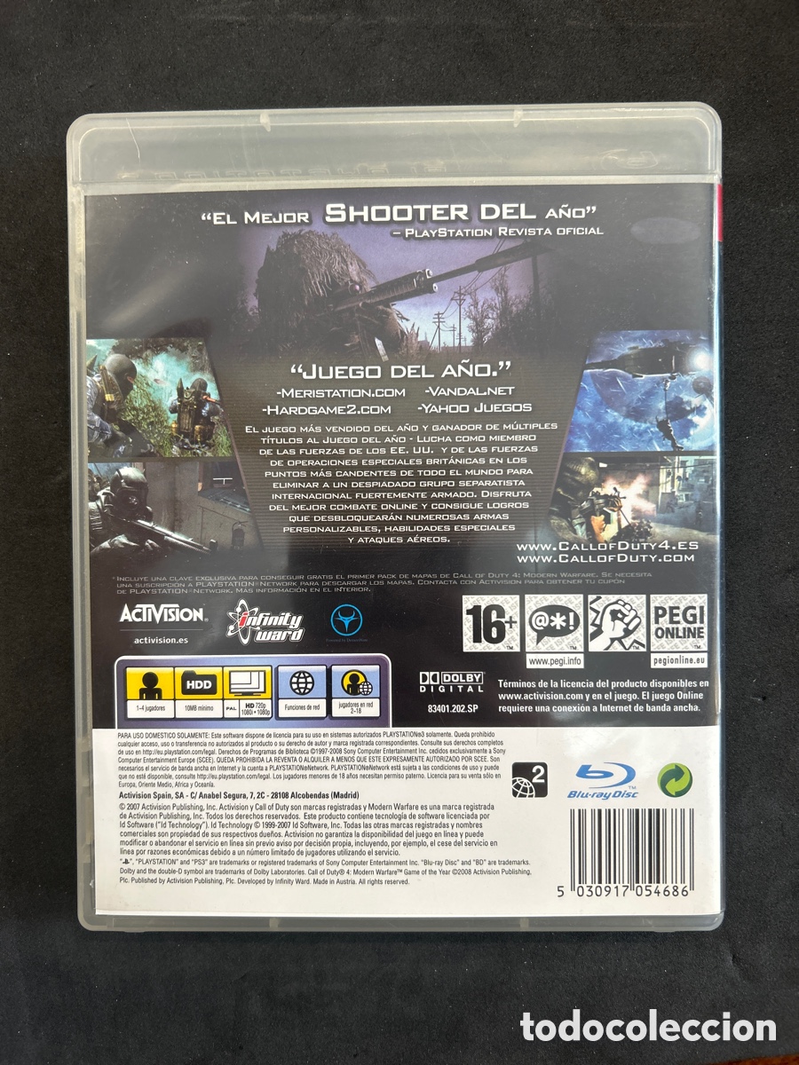 Videojuegos y consolas: Ps3 call of duty 4 - Foto 3