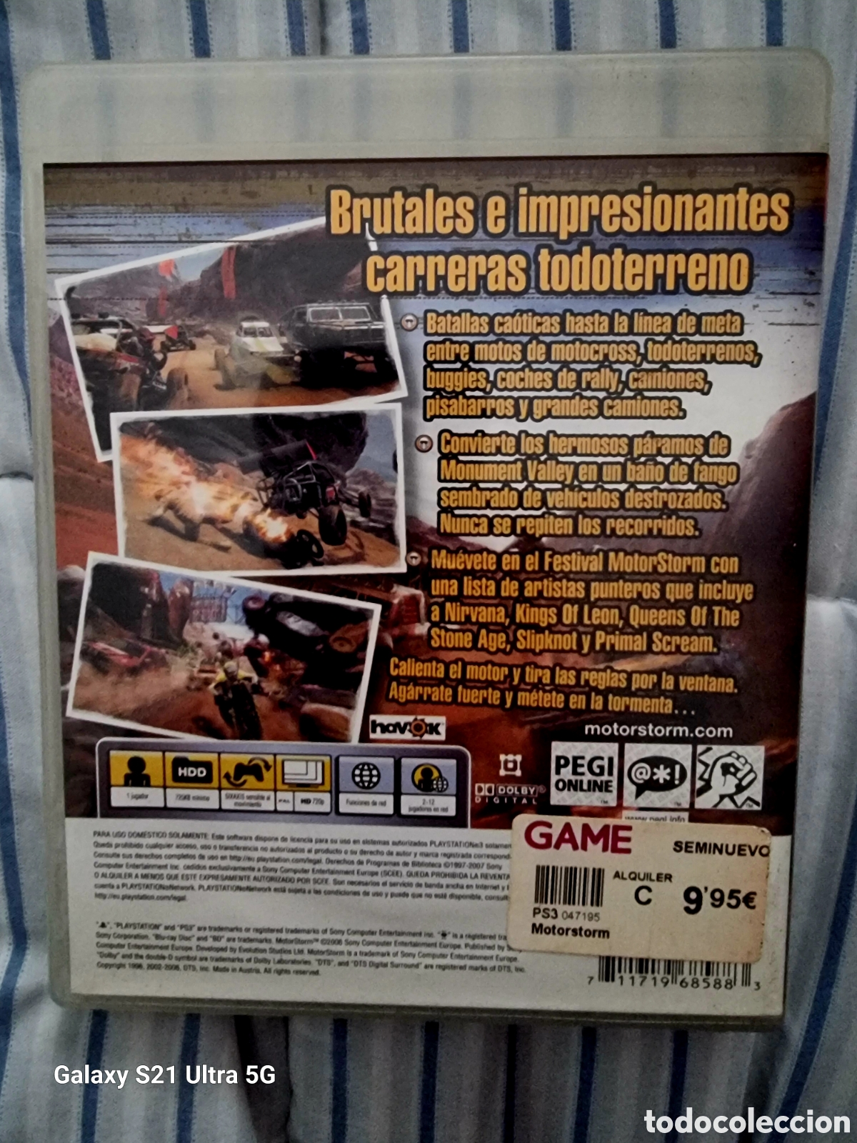 Videojuegos y consolas: MOTOR STORM PS3 PLAYSTATION 3 - Foto 2
