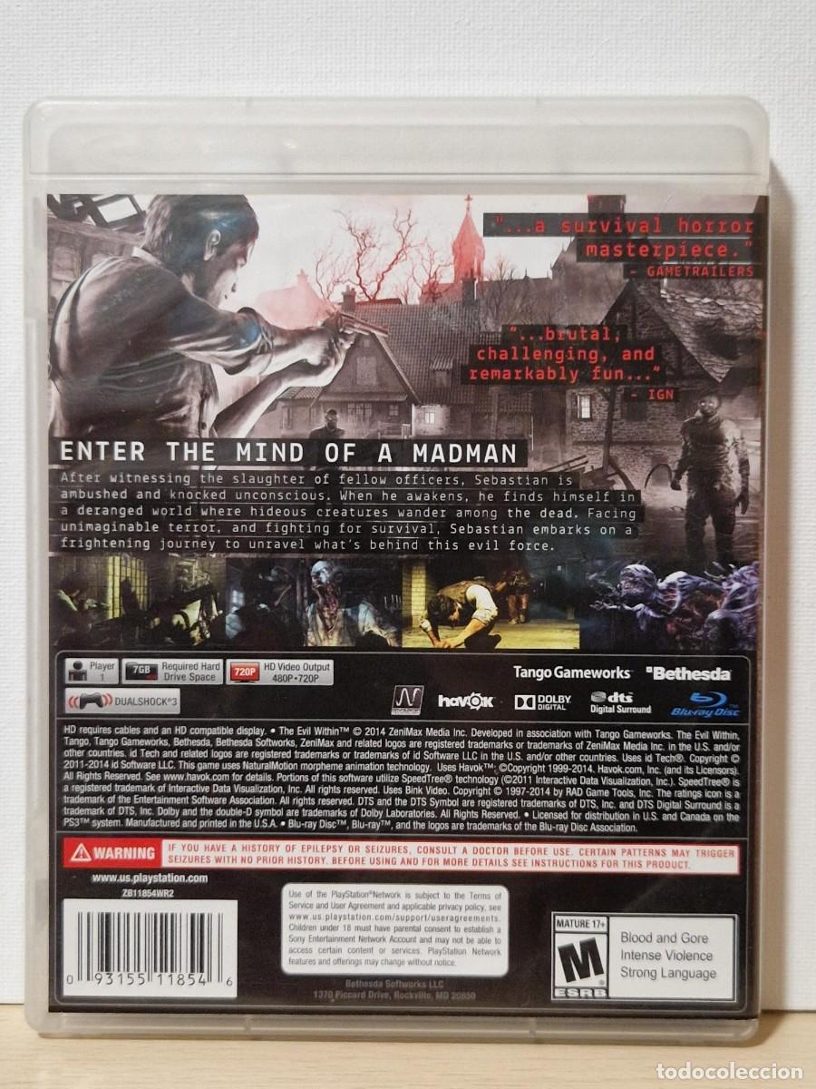 Videojuegos y consolas: The Evil Within PS3 IMPORTACI&Oacute;N - Foto 2