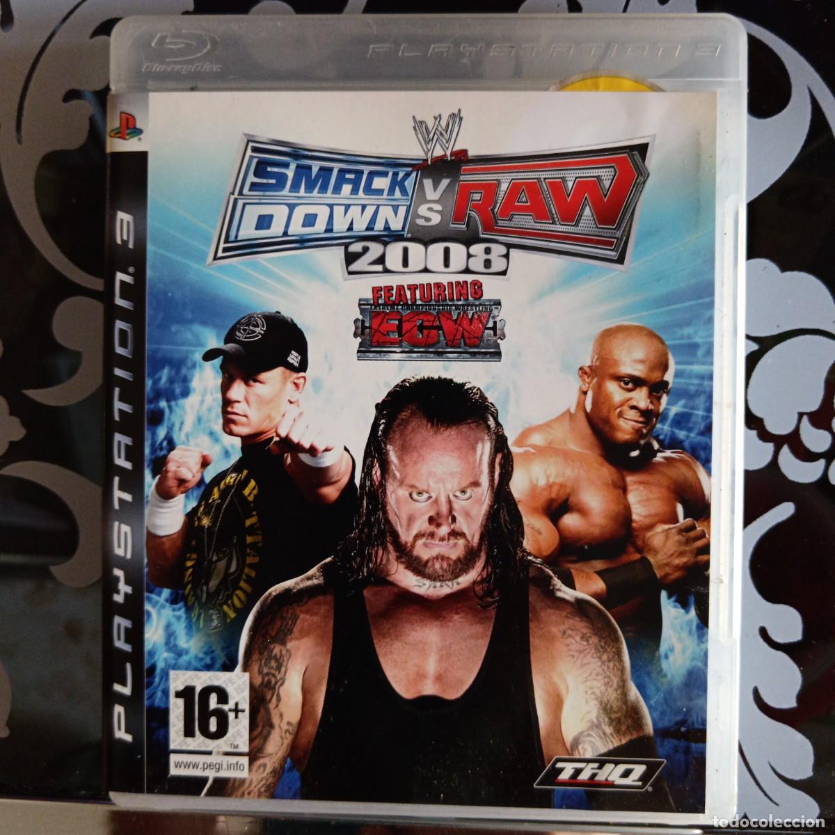 Videojuegos y consolas: Smack Down VS. Raw 2008. PlayStation PS3 - Foto 1