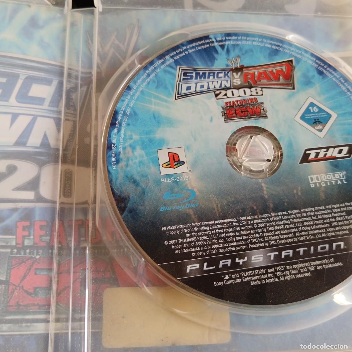 Videojuegos y consolas: Smack Down VS. Raw 2008. PlayStation PS3 - Foto 3