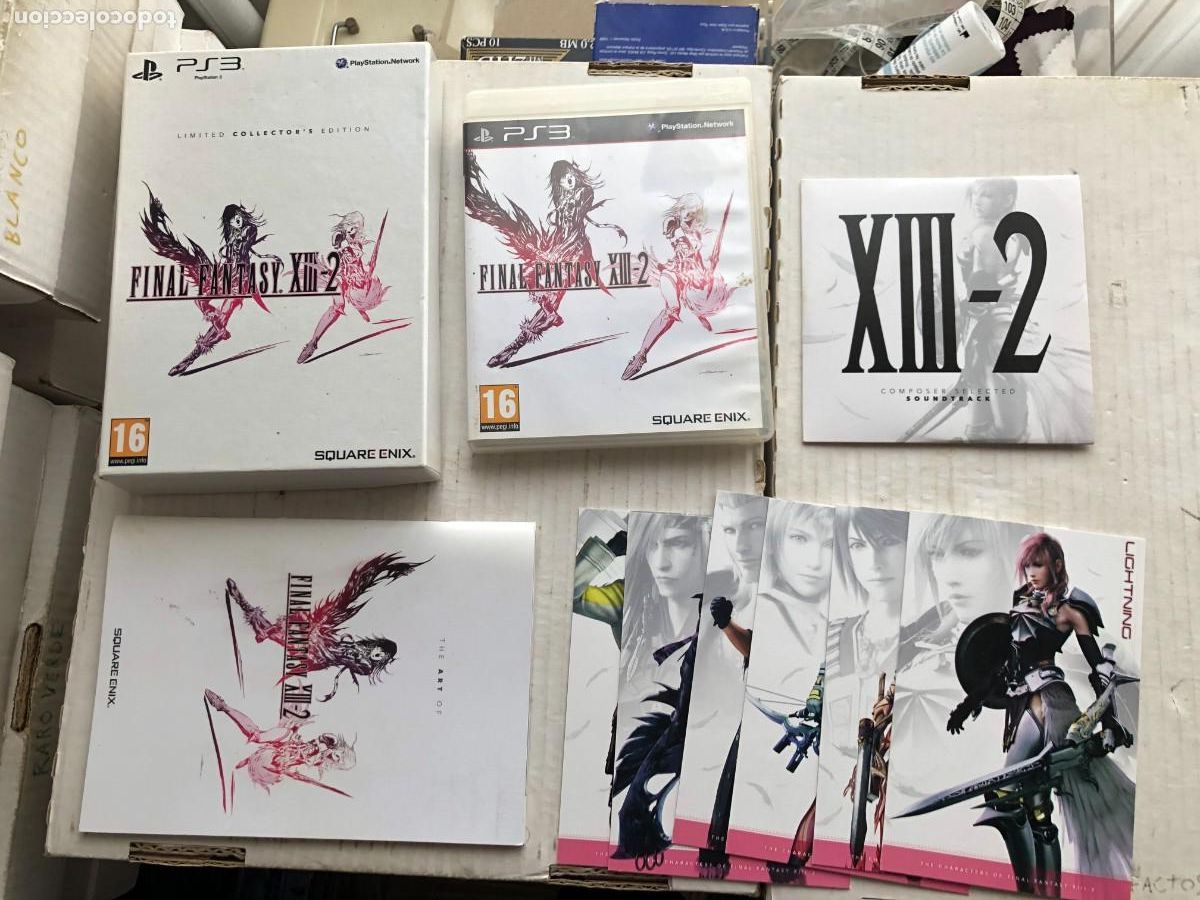 Final Fantasy XIII Édition Collector PS3 PAL – Complet Avec Boîtier Et Manuel, Bon état