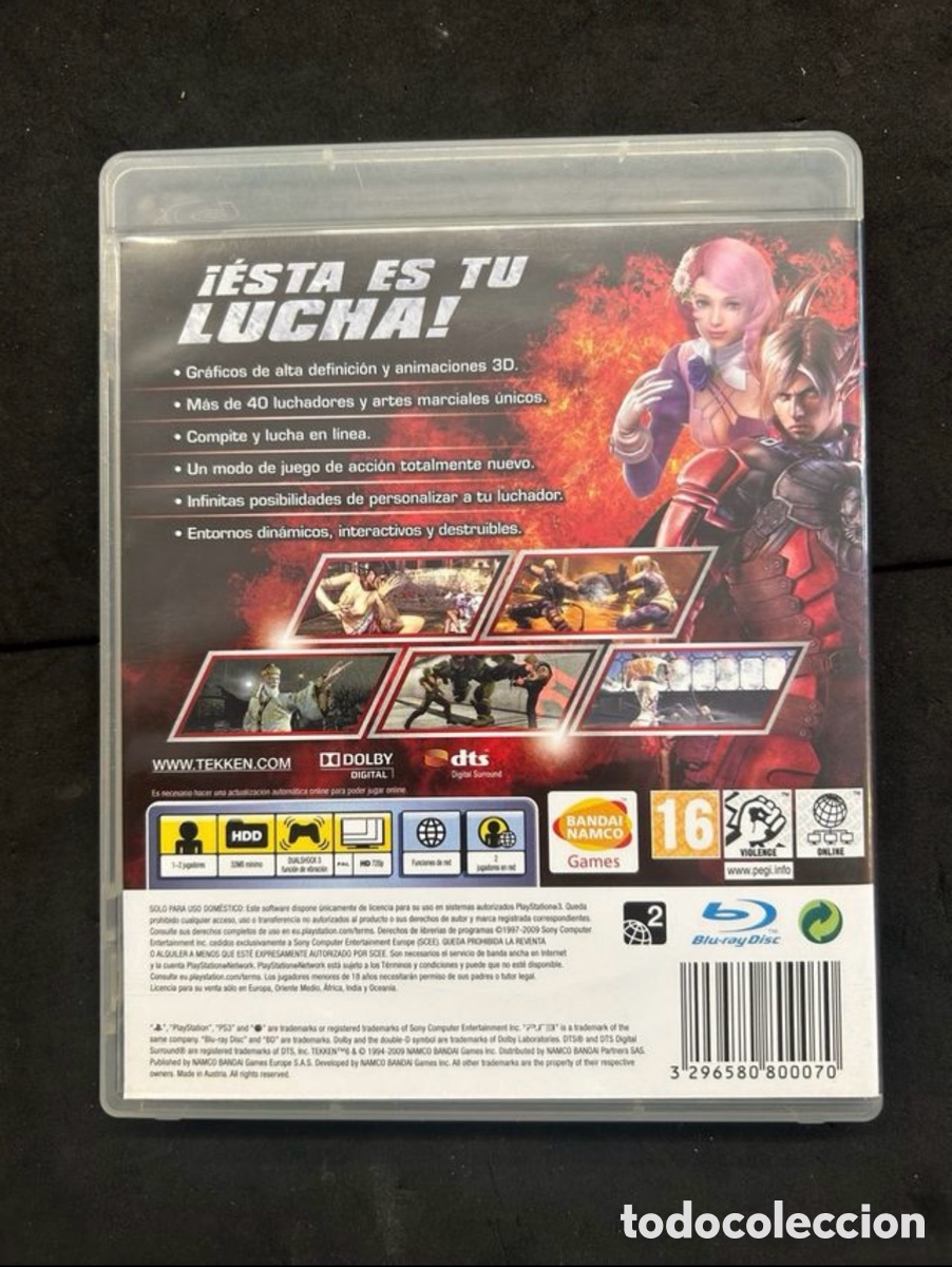 Videojuegos y consolas: Juego Sony PS3 Tekken 6 - Foto 2