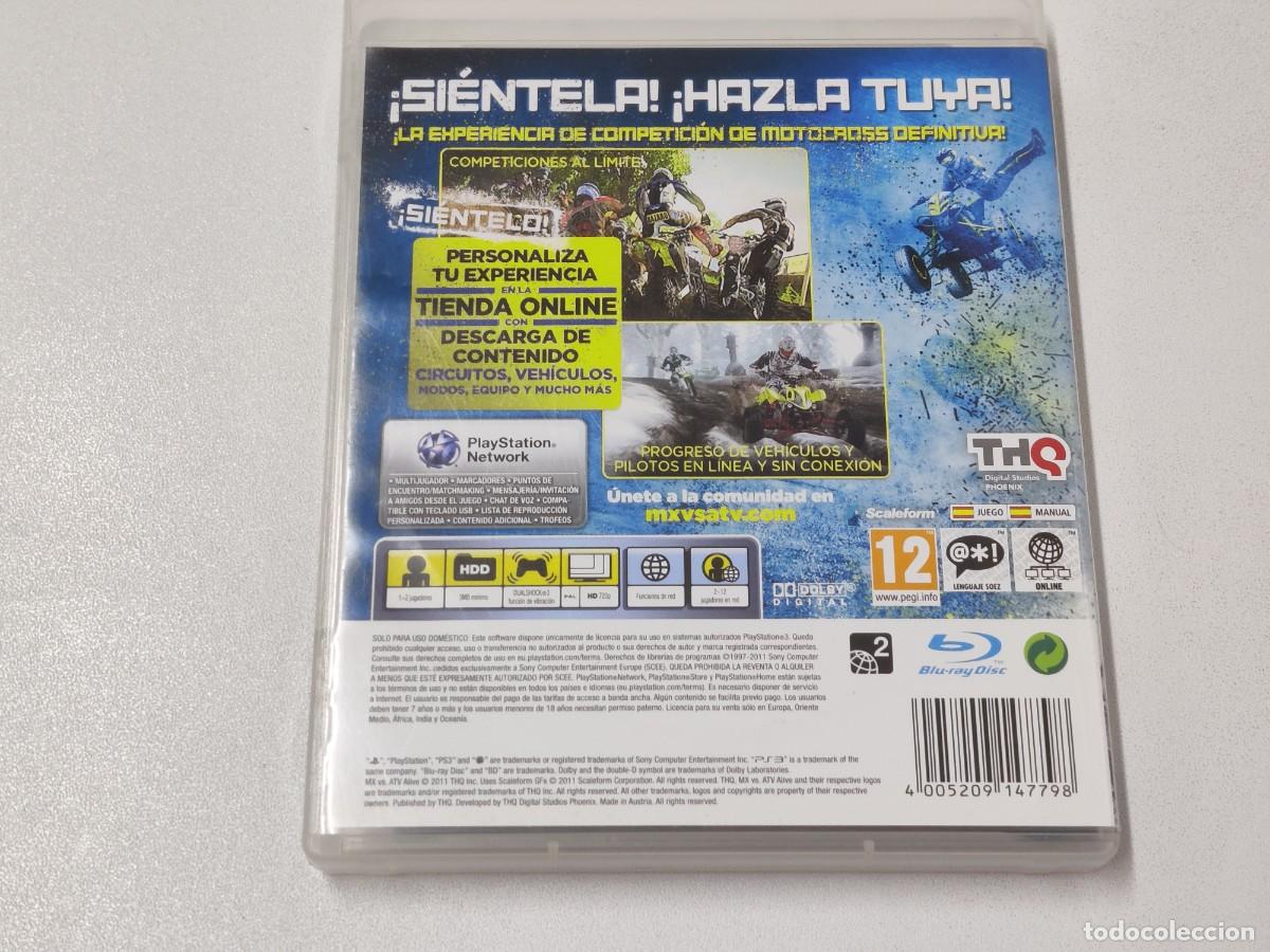 Videojuegos y consolas: MX VS ATV ALIVE . Playstation 3 - Foto 2