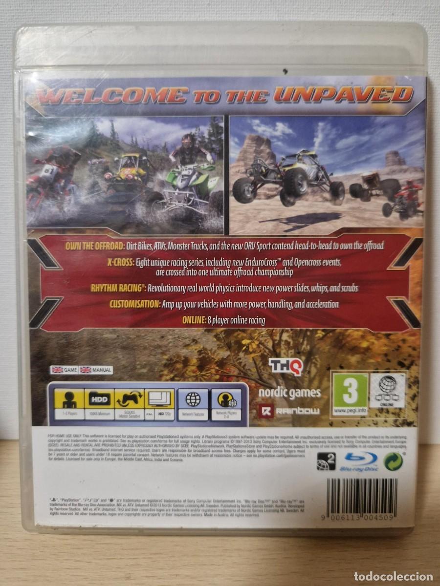 Videojuegos y consolas: MX VS. ATV: Untamed PS3 (IMPORTACI&Oacute;N) - Foto 2