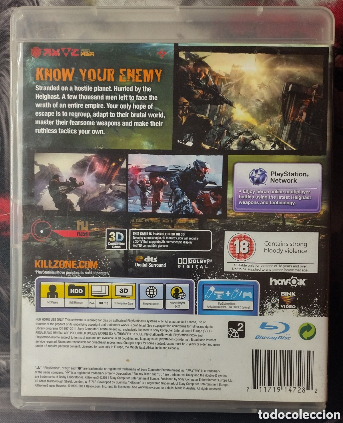 Videojuegos y consolas: Killzone 3 - PS3 - Sony - - Foto 2