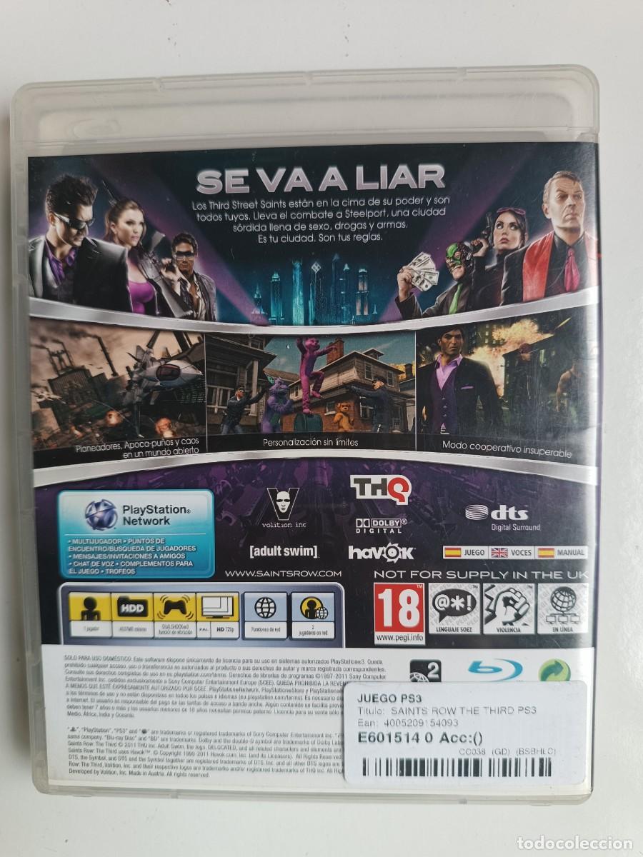 Videojuegos y consolas: JUEGO PS3 SAINTS ROW (THE THIRD) - Foto 3