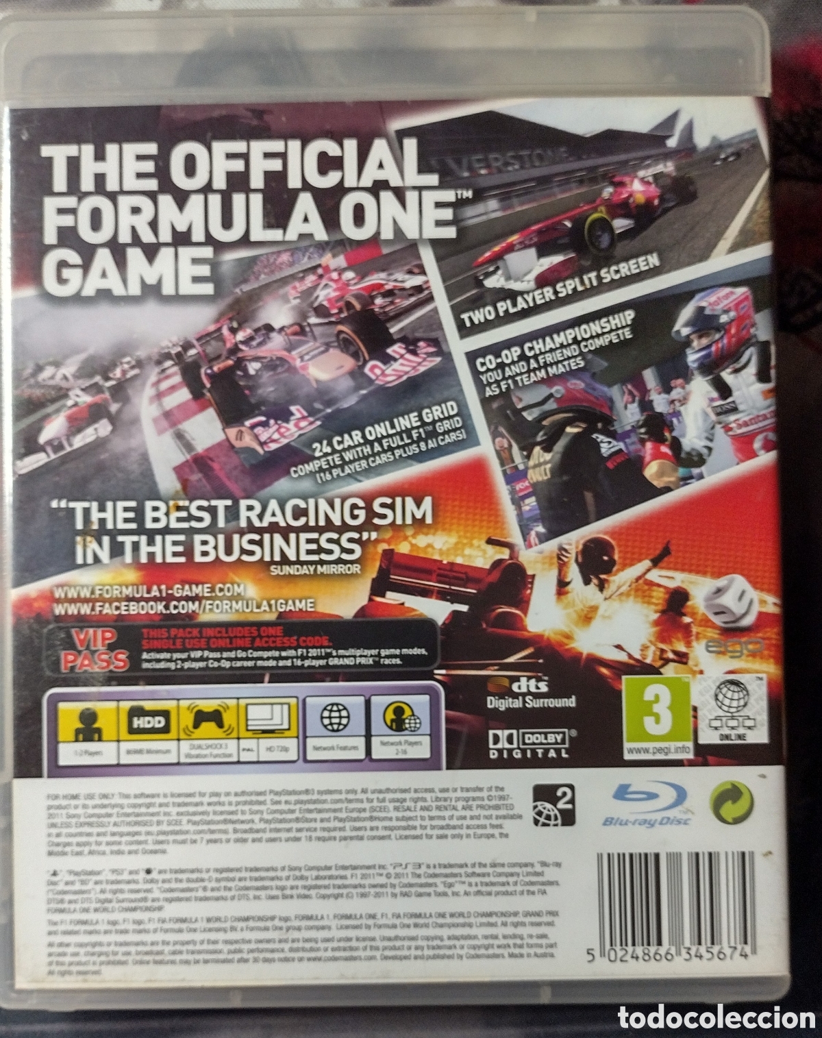 Videojuegos y consolas: F1 2011 - Ps3 - Codemaster - - Foto 2