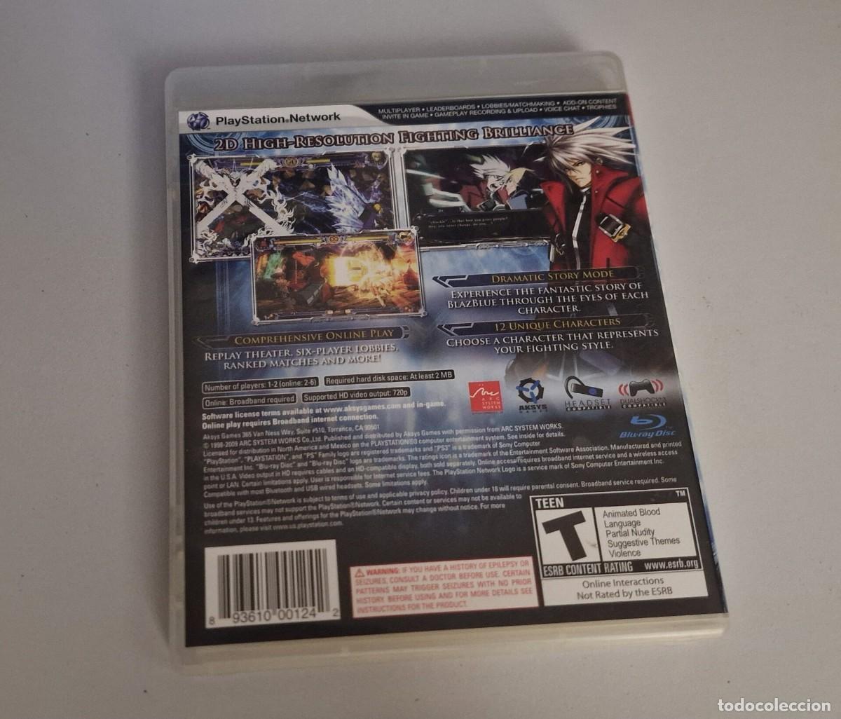 Videojuegos y consolas: ☠️ BlazBlue Calamity Trigger Ps3 (USA) - Foto 2