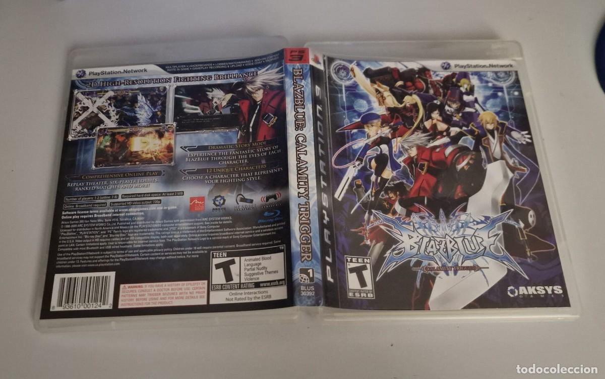 Videojuegos y consolas: ☠️ BlazBlue Calamity Trigger Ps3 (USA) - Foto 3