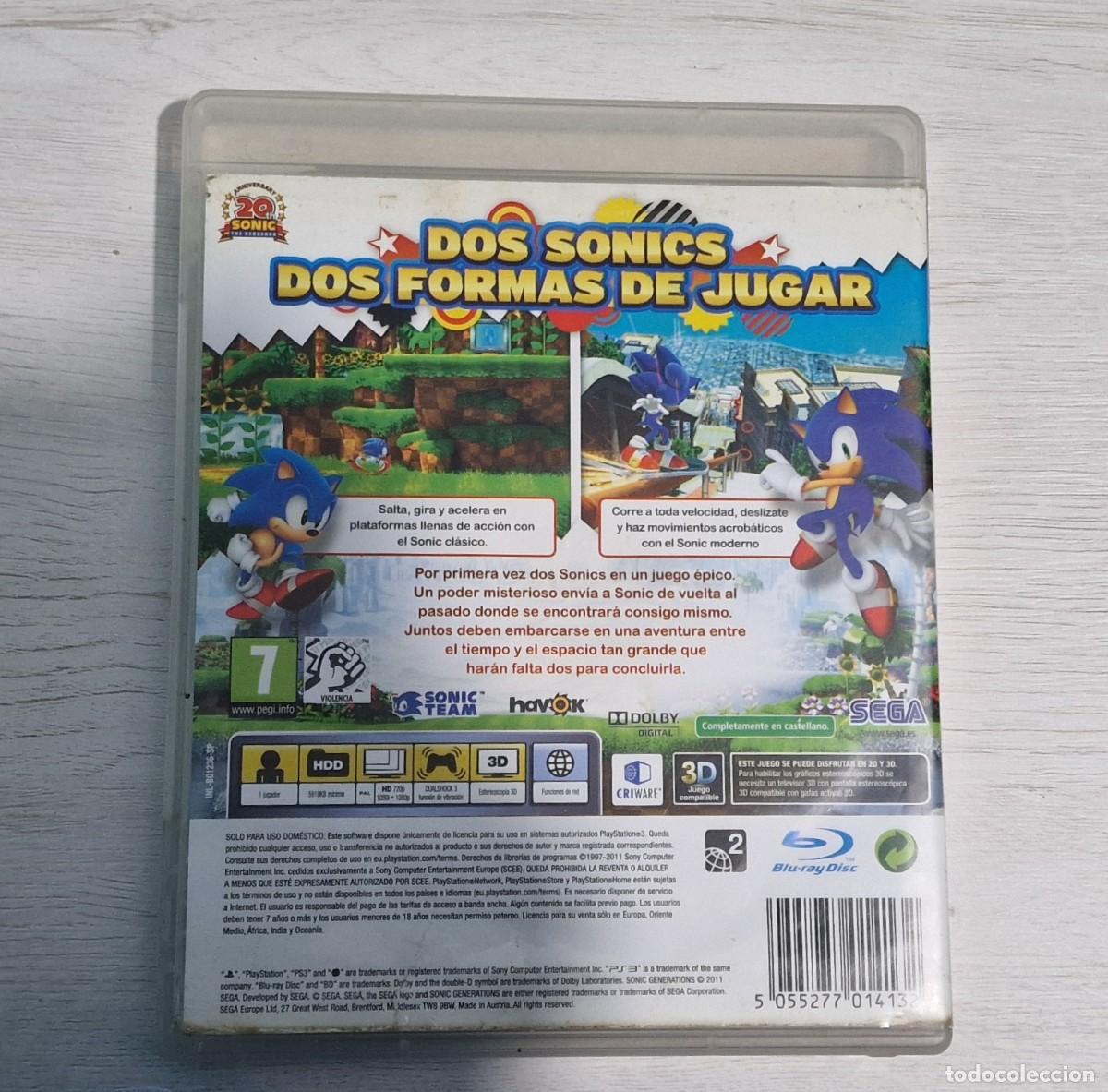 Videojuegos y consolas: Sonic Generations para Playstation 3 - Foto 2