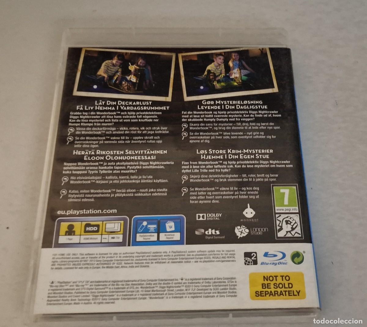 Videojuegos y consolas: ️&zwj;♂️ Wonderbook: Diggs Nightcrawler Ps3 - Foto 2