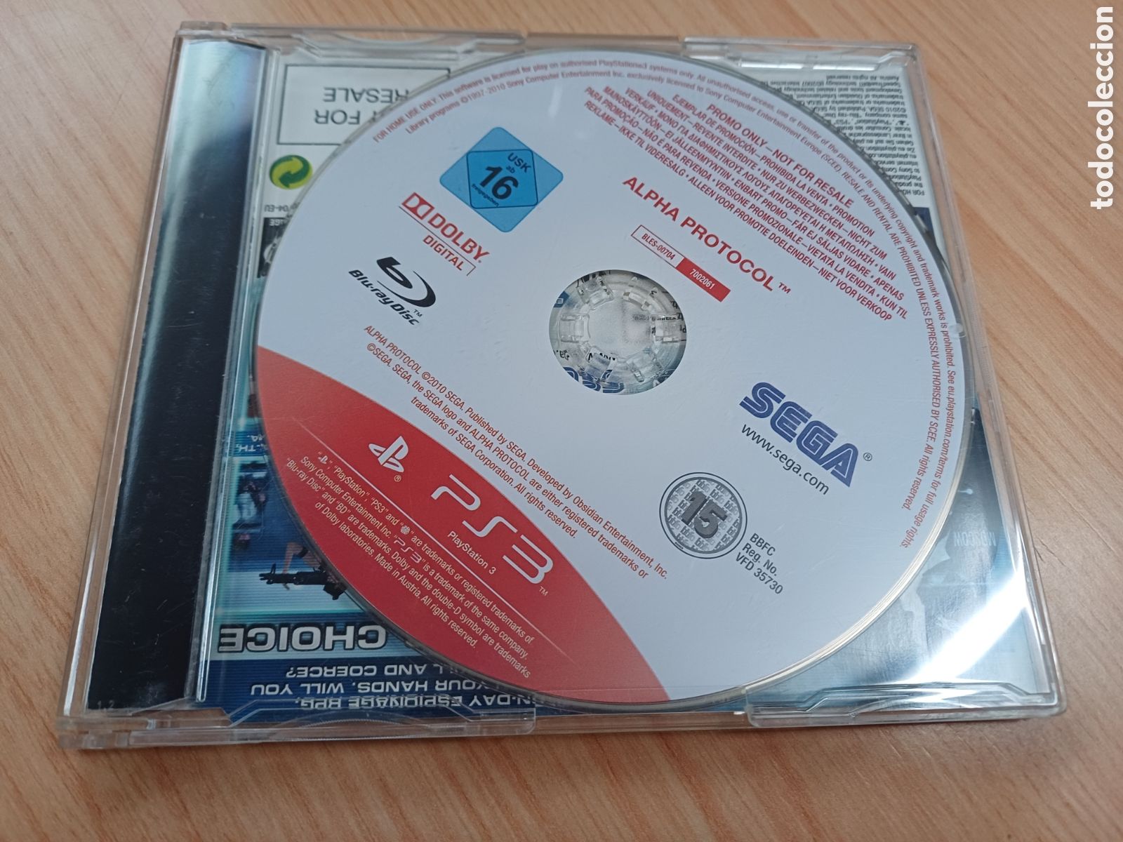 Videojuegos y consolas: ALPHA PROTOCOL THE ESPIONAGE RPG SEGA PS3 PLAYSTATION 3 - Foto 2