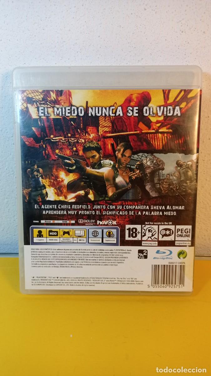 Videojuegos y consolas: Resident Evil 5 ps3 completo Pal Esp - Foto 5