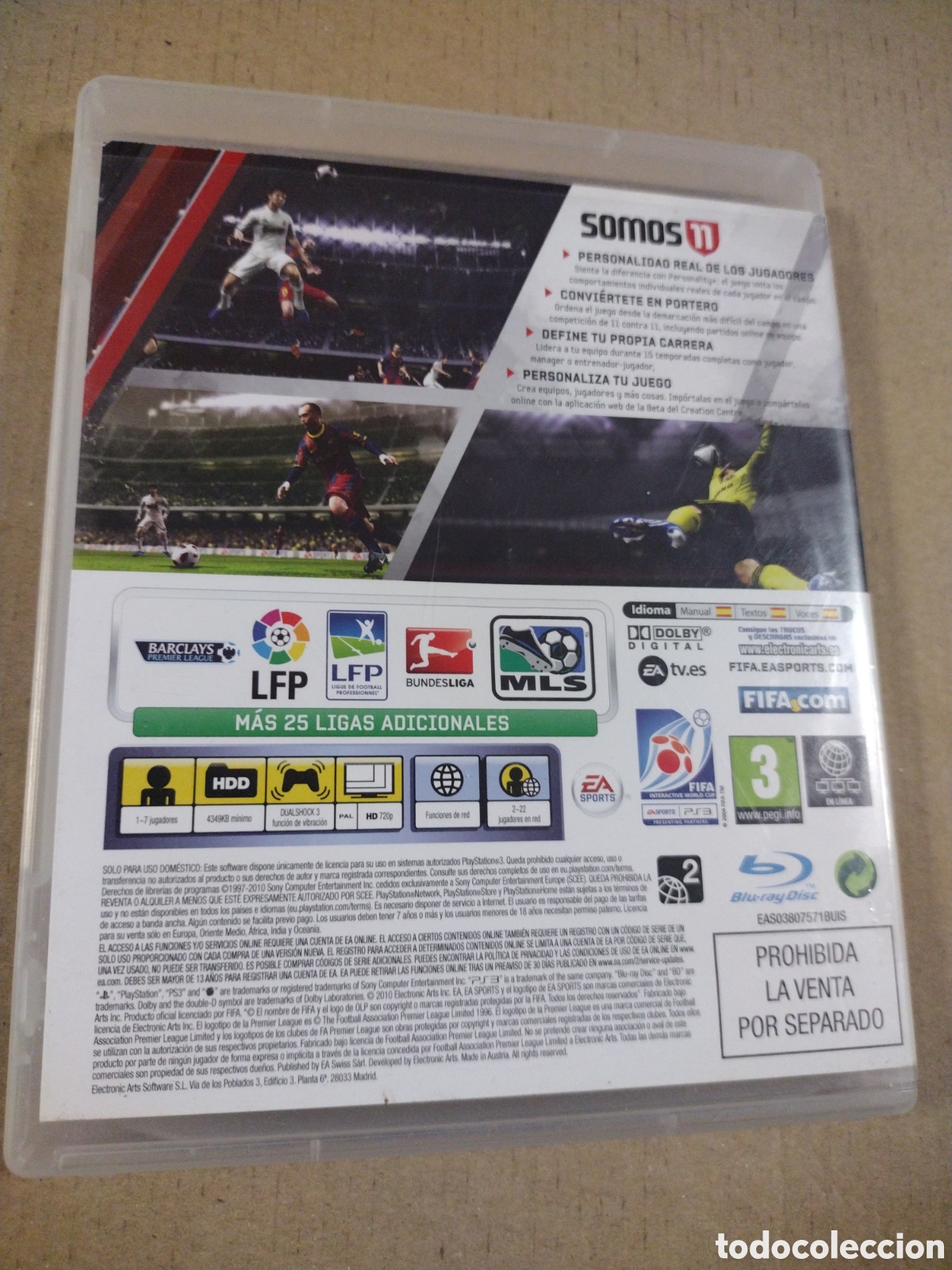 Videojuegos y consolas: FIFA 11. PLAYSTATION 3. PS3 - Foto 2