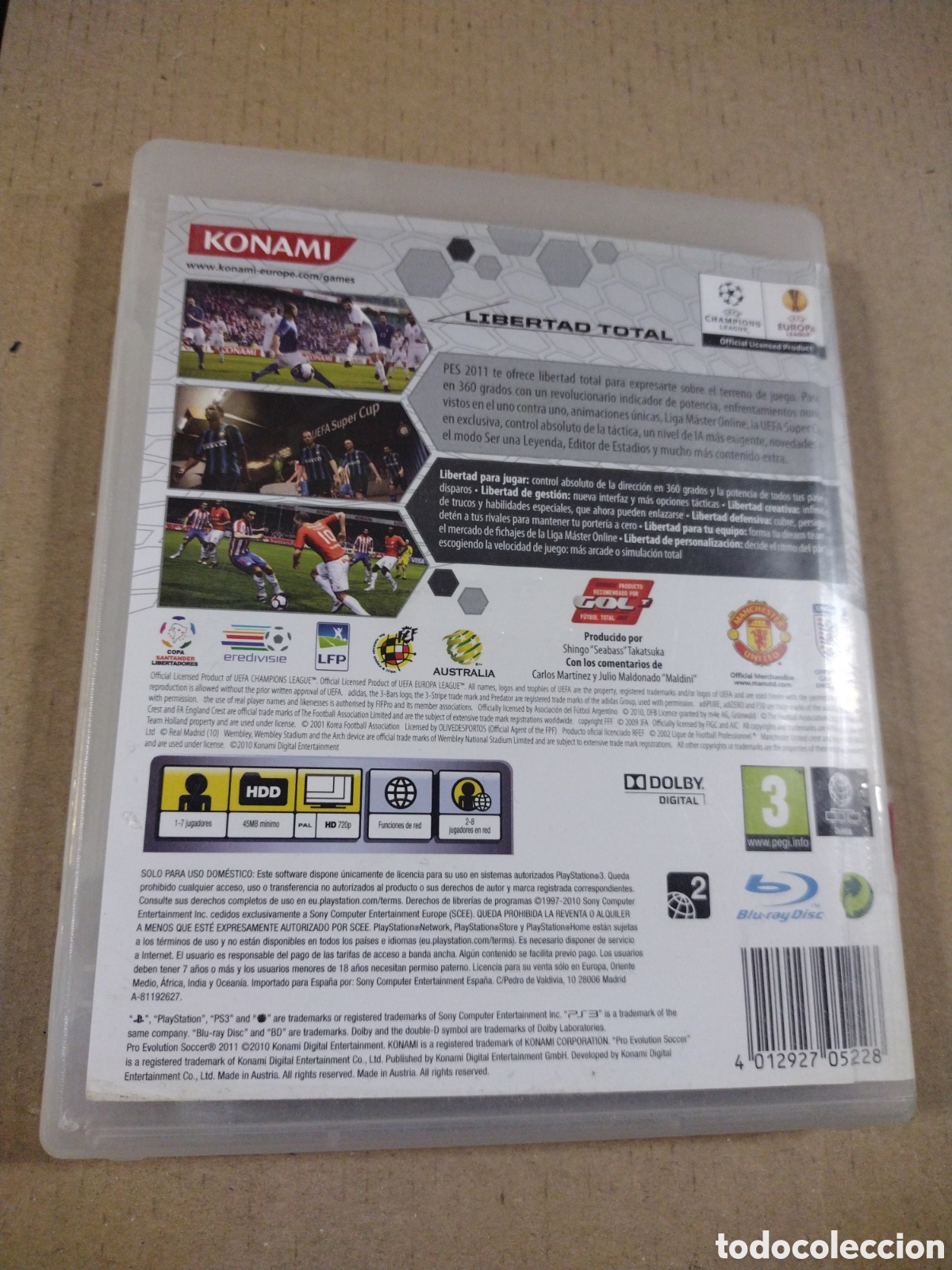 Videojuegos y consolas: PES 2011. PLAYSTATION 3. PS3 - Foto 2