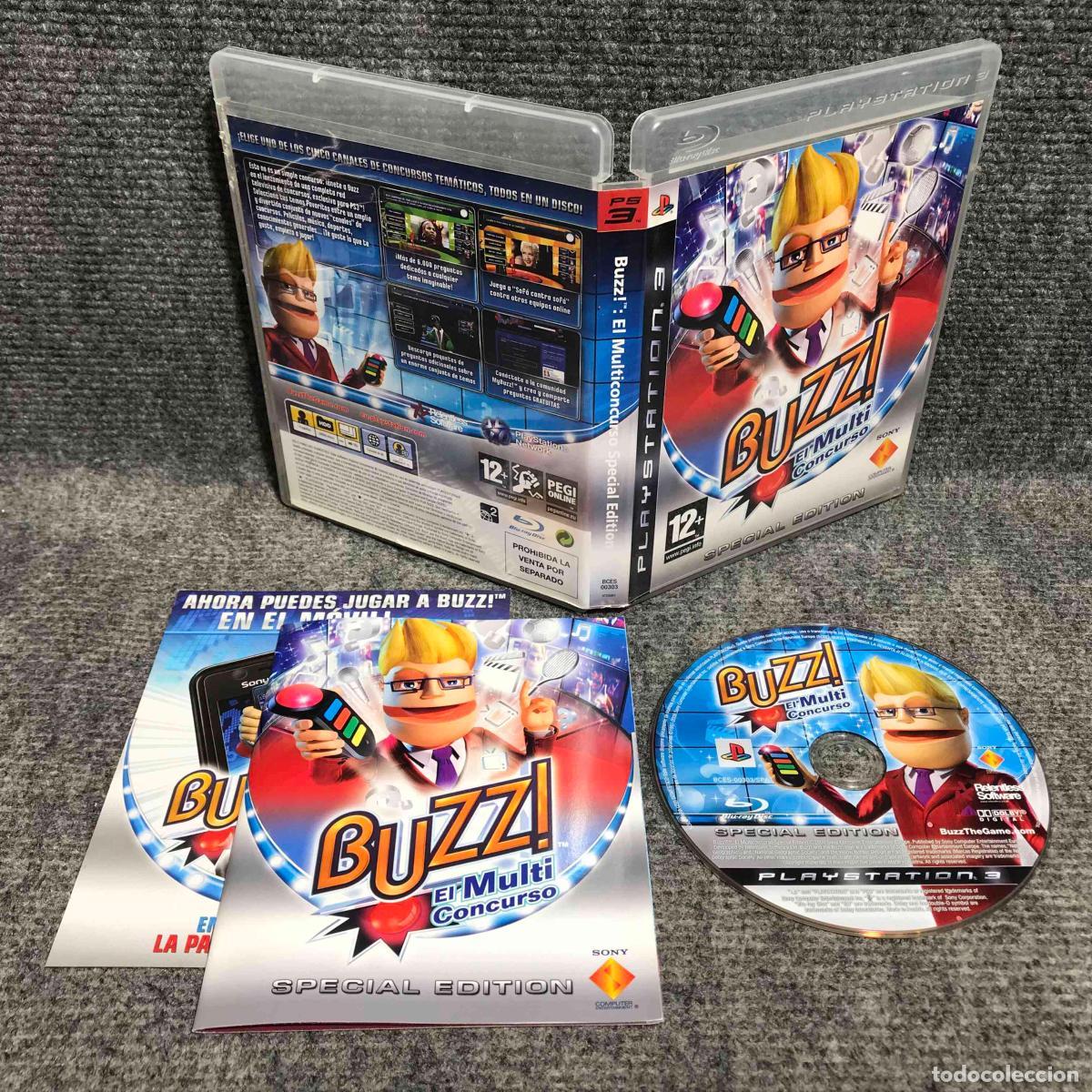 Videojuegos y consolas: BUZZ EL MULTICONCURSO SONY PLAYSTATION 3 PS3 - Foto 1