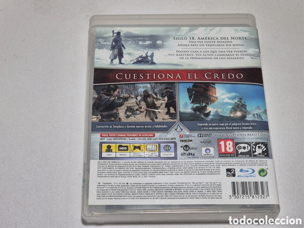 Videojuegos y consolas: ASSASSINS CREED ROGUE - Foto 2
