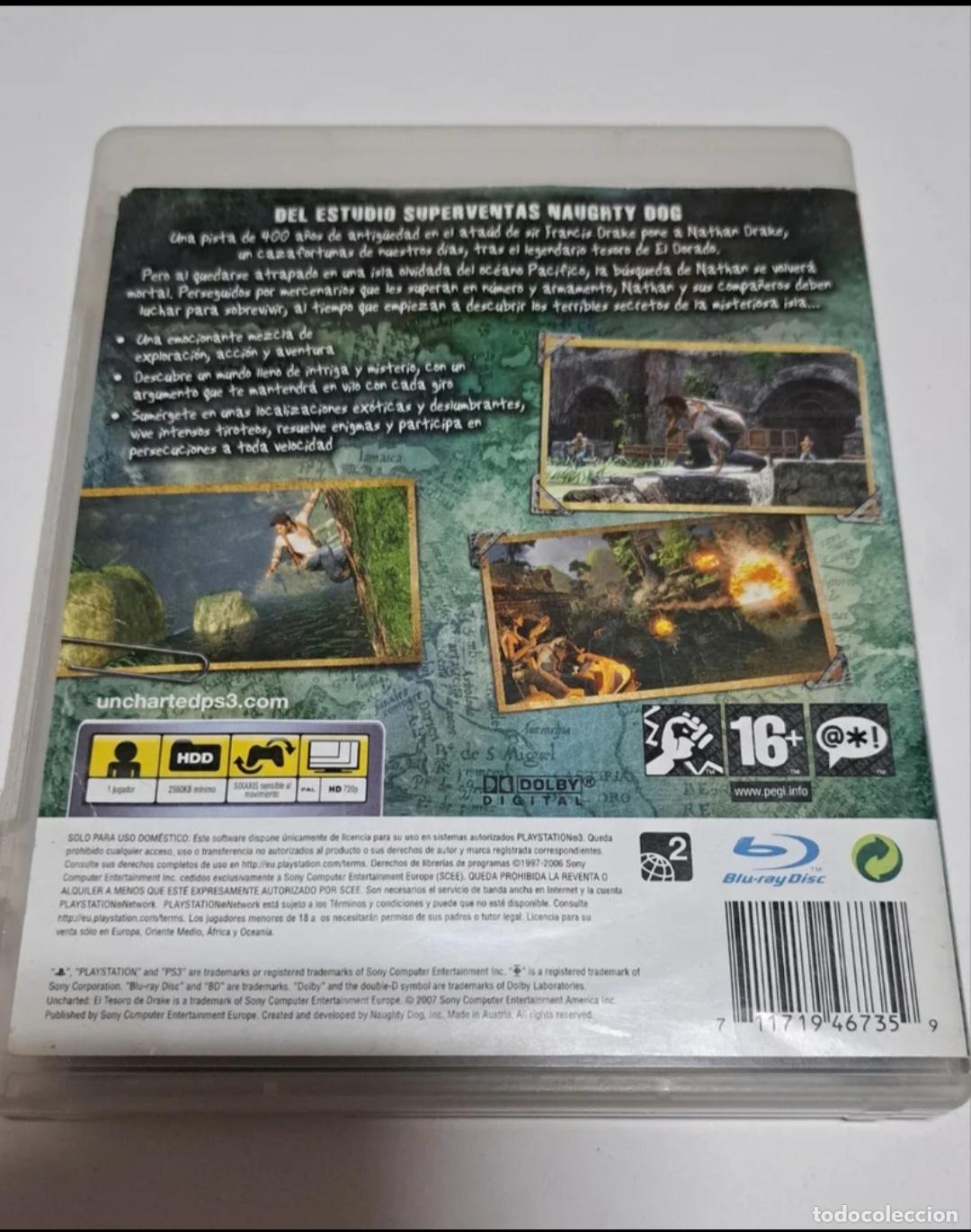 Videojuegos y consolas: Uncharted (El tesoro de Drake) PS3 - Foto 2