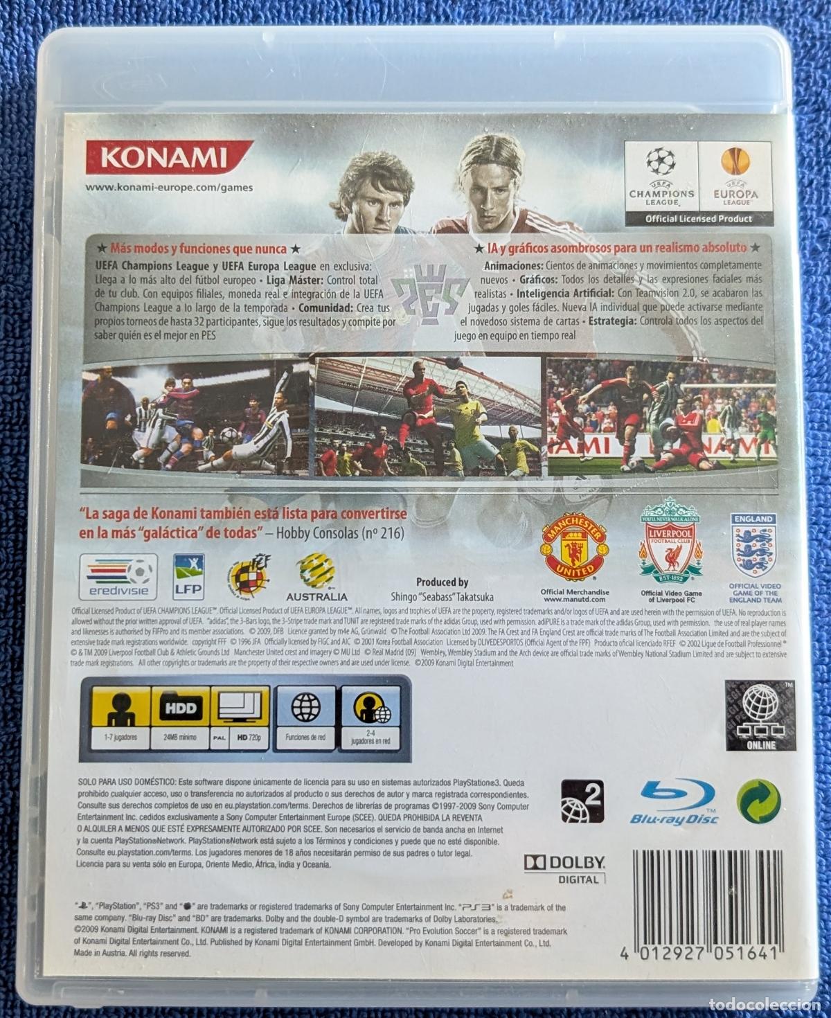 Videojuegos y consolas: PES 2010 - Proevolution Soccer - Konami (2009) - Foto 3