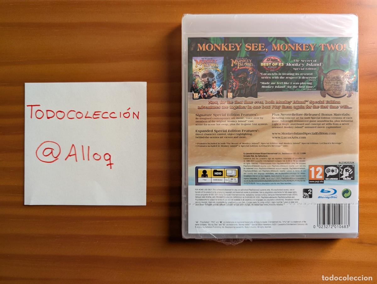 Videojuegos y consolas: Monkey Island: Special Edition Collection (PS3) PRECINTADO - Foto 2