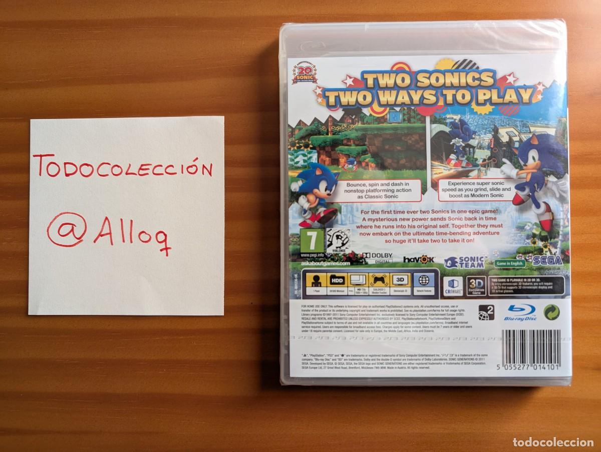 Videojuegos y consolas: Sonic Generations (PS3) PRECINTADO - Foto 2