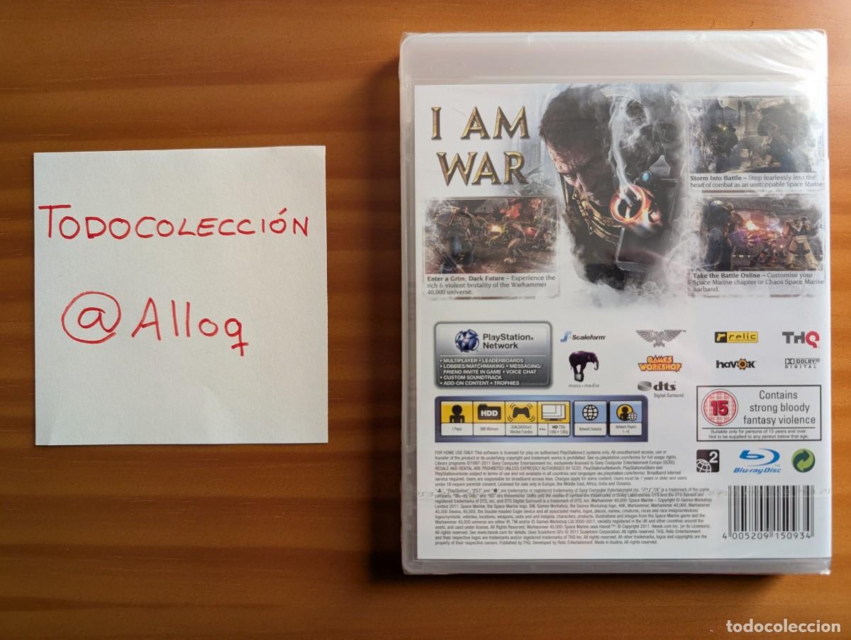 Videojuegos y consolas: Warhammer 40000: Space Marine (PS3) PRECINTADO [Version UK] - Foto 2