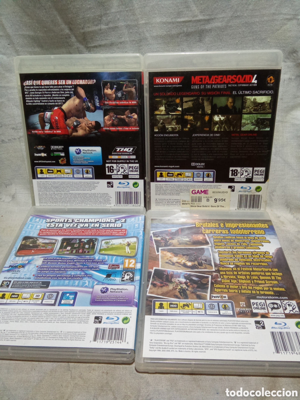 Videojuegos y consolas: LOTE DE 4 VIDEOJUEGOS DE PS3 - Foto 2
