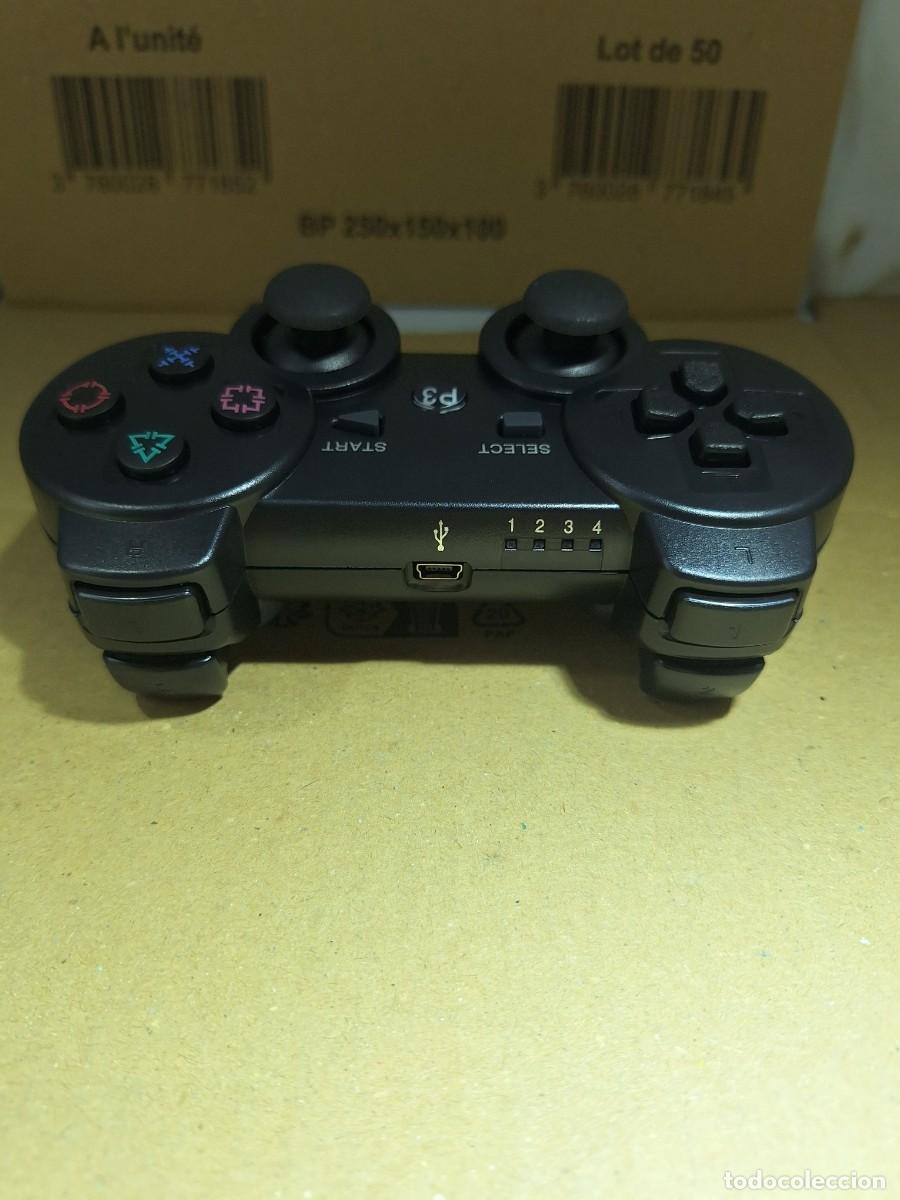 Videojuegos y consolas: Mando PS3 compatible nuevo negro - Foto 2