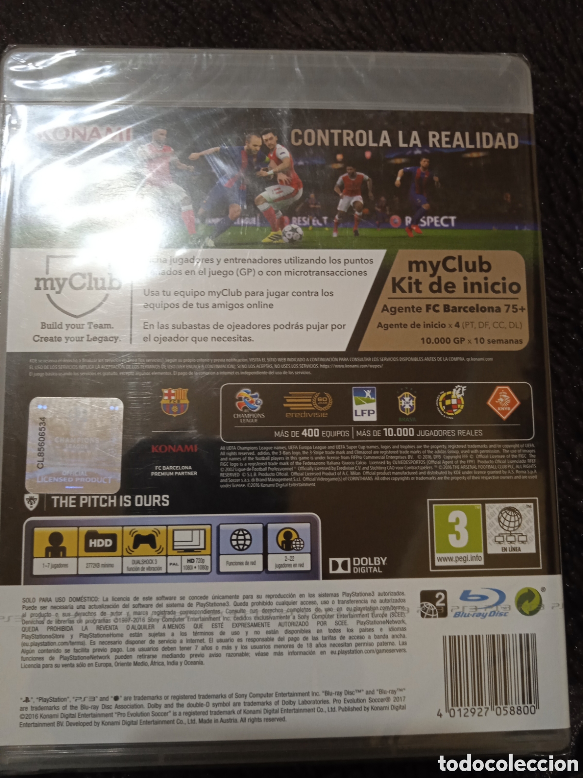 Videojuegos y consolas: PES 2017 PS3 NUEVO PRECINTADO - Foto 2