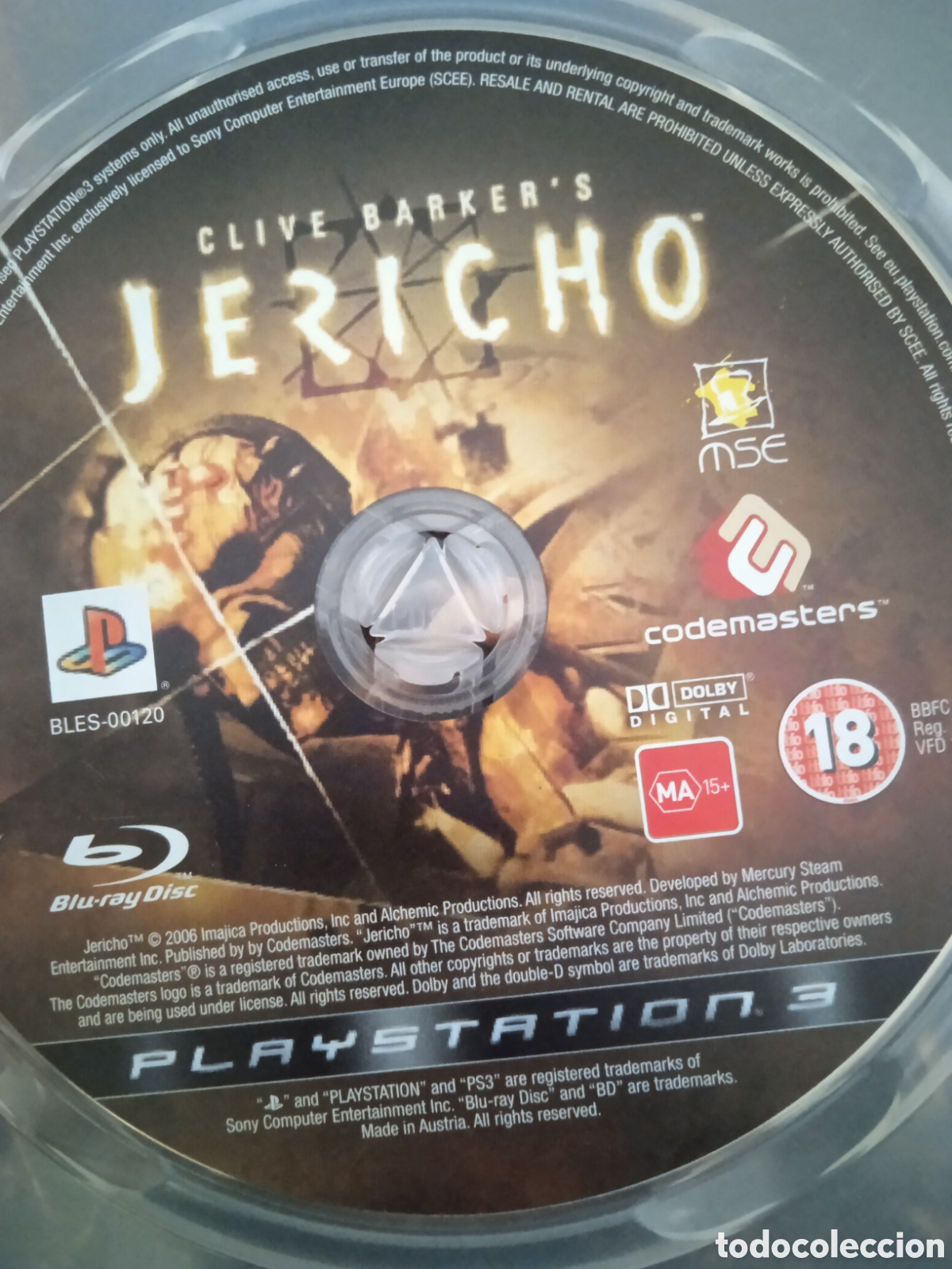 Videojuegos y consolas: Clive Barkers Jericho PS3 Codemasters completo con Manuales Excelente estado - Foto 5