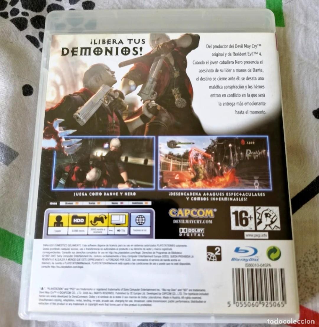 Videojuegos y consolas: DEVIL MAY CRY 4 - SONY PLAYSTATION 3 - PS3 - CAPCOM - COMPLETO - Foto 2