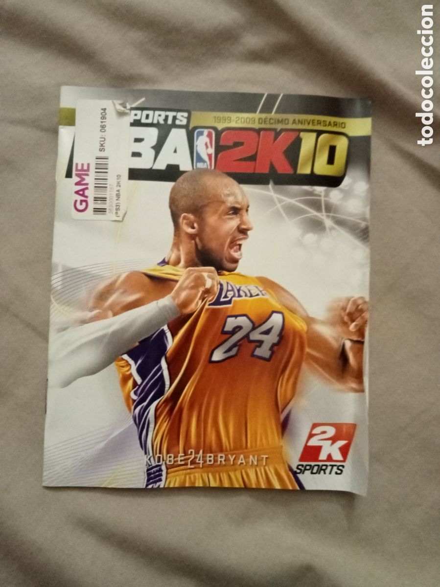 Videojuegos y consolas: MANUAL NBA 2K10 PS3 + control parental - Foto 1