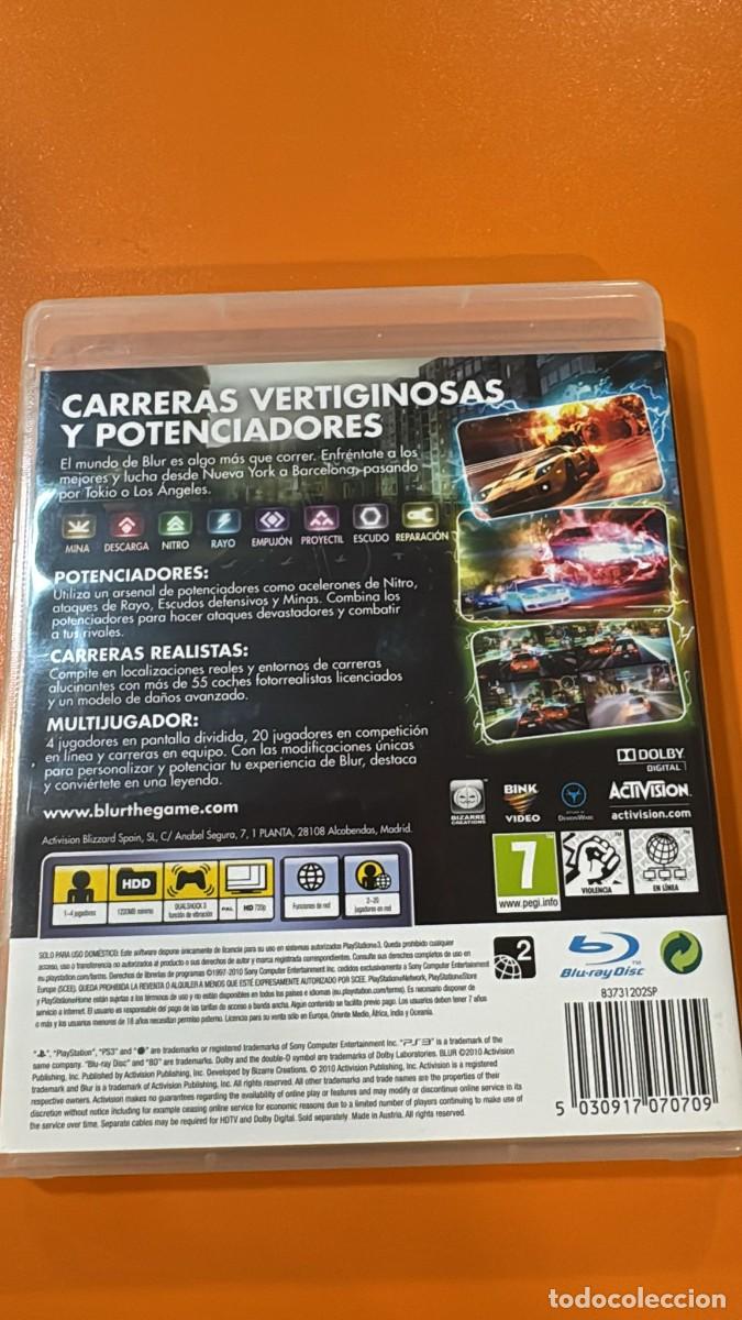 Videojuegos y consolas: Blur - PS3 (SEMINUEVO) - Foto 2
