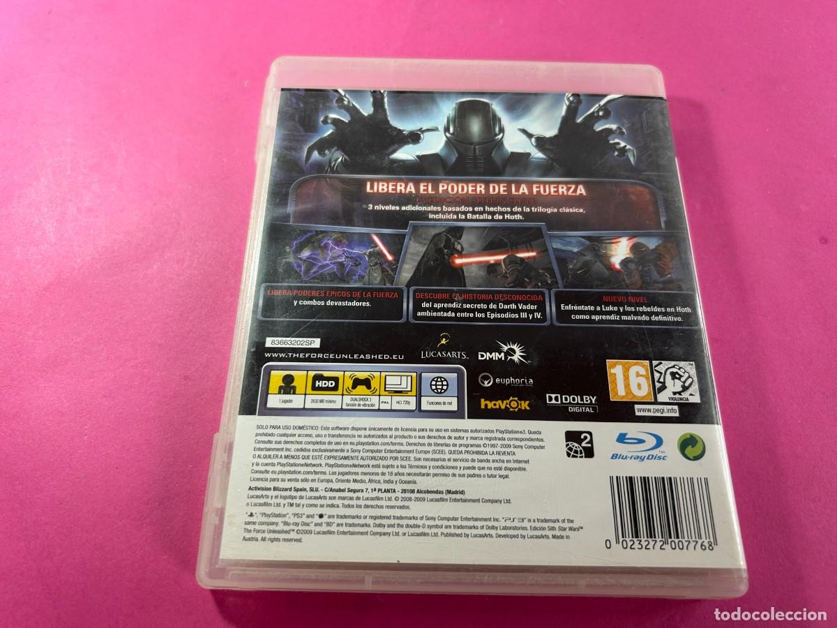 Videojuegos y consolas: STAR WARS EL PODER LA FUERZA EDICION SITH - PS3 PLAYSTATION 3 - Foto 3