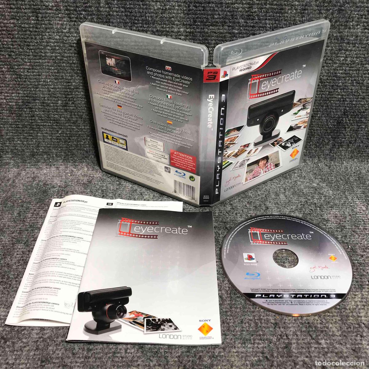 Videojuegos y consolas: EYECREATE SONY PLAYSTATION 3 PS3 - Foto 1