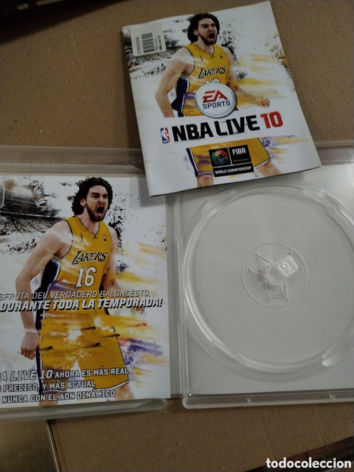 Videojuegos y consolas: NBA LIVE 10 - Ps3 SOLO CAJA - Foto 3