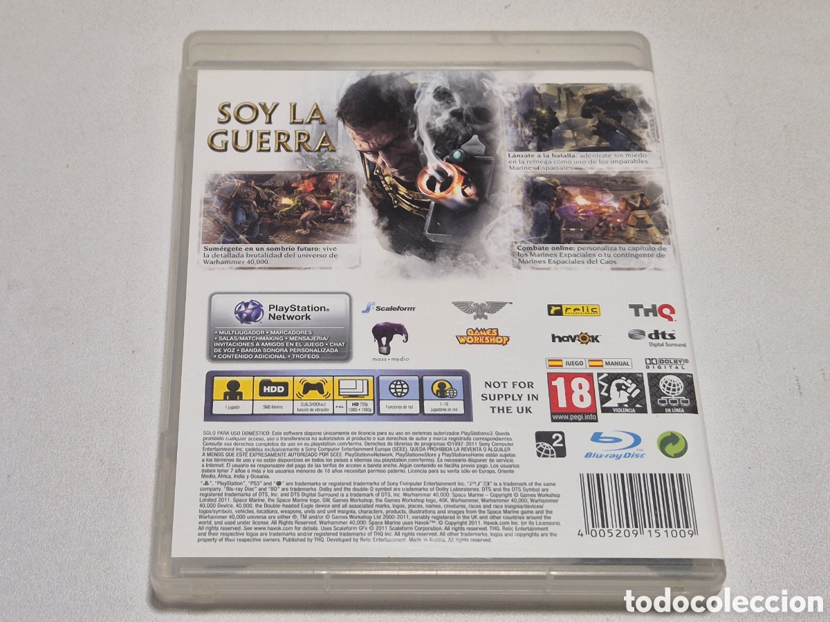 Videojuegos y consolas: Warhammer 40.000 SPACE MARINE - Foto 2