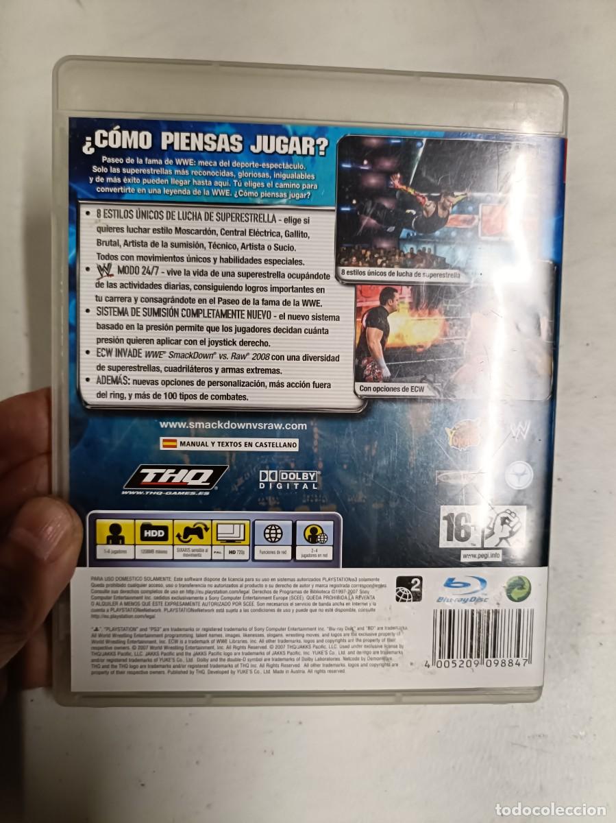 Videojuegos y consolas: Ps3 smack dawn raw 2008 - Foto 2